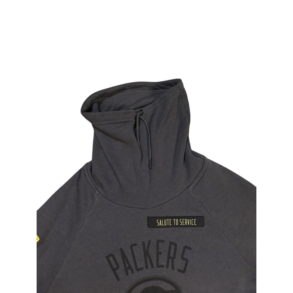 Nike Green Bay Packers Salute To Service Funnel Neck  Sweatshirt‎ Women's XS - Picture 5 of 13